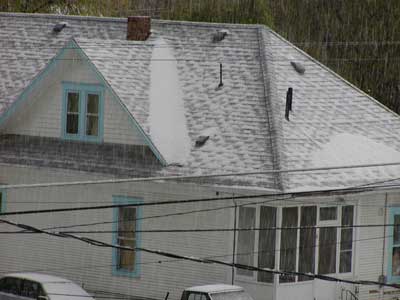 Building up on the roof